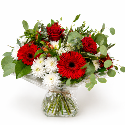 Warm Embrace Bouquet in Aqua Pack