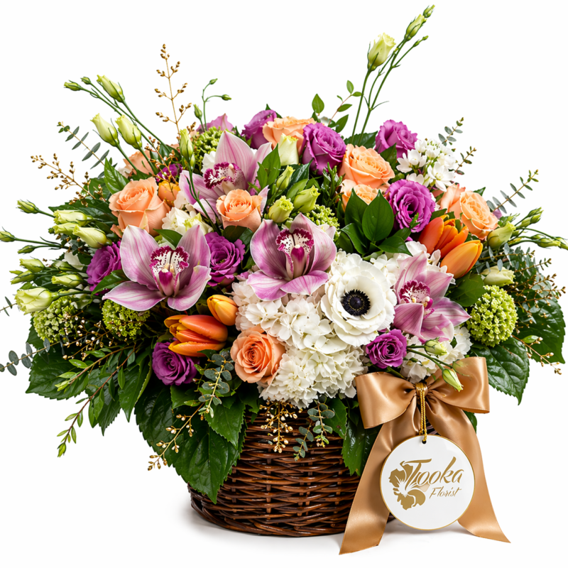 spring attractions basket