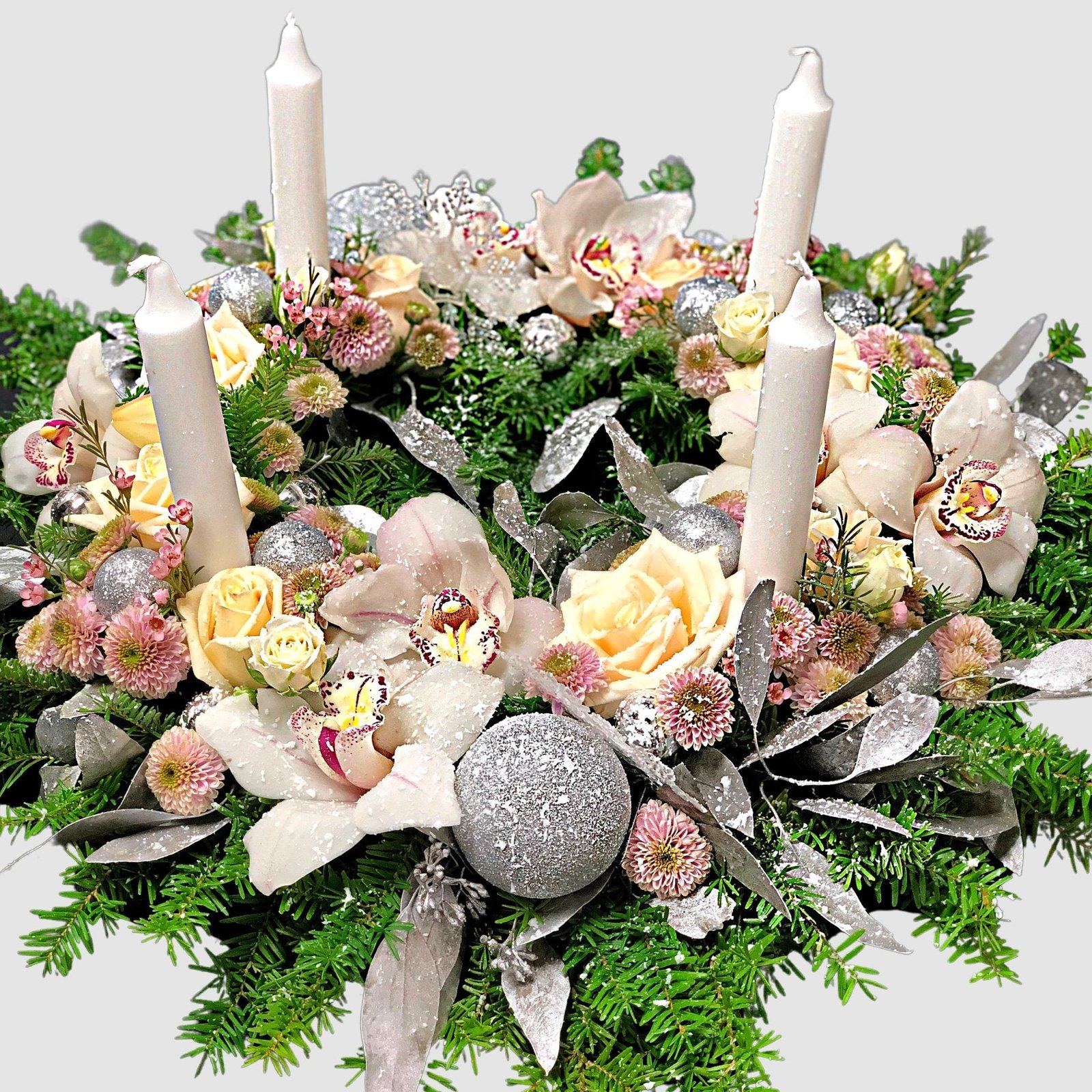 winter-dreams-centerpiece-adventskranz-centerpieces-tooka-florist-north-west-greater-vancouver-4657832.jpg winter dreams Centerpiece (Adventskranz centerpieces) - Image 1