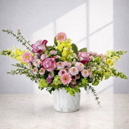 Fresh flower arrangement for delivery in Downtown Vancouver - VanCentral Florist
