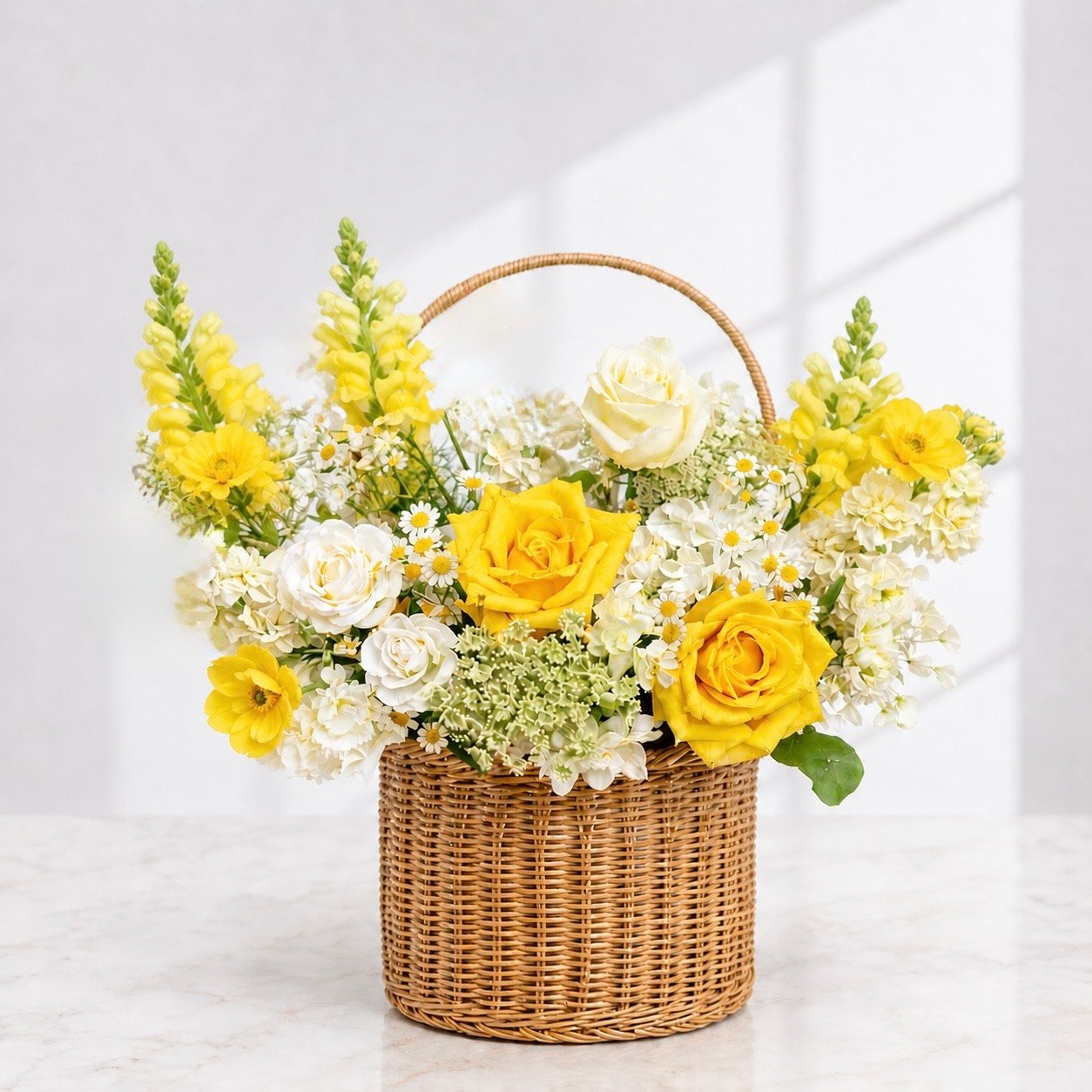 E8CC92E8-59E9-4634-9E91-C00A2B14787B.jpg Golden Garden Basket - Image 1