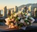 Luxury Flower Bouquet with Downtown Vancouver Skyline View - VanCentral Florist