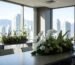 Modern Office Floral Decor Vancouver - Corporate Meeting Room Flower Arrangements